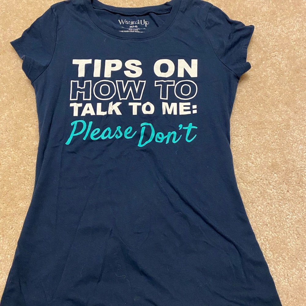 Blue t-shirt